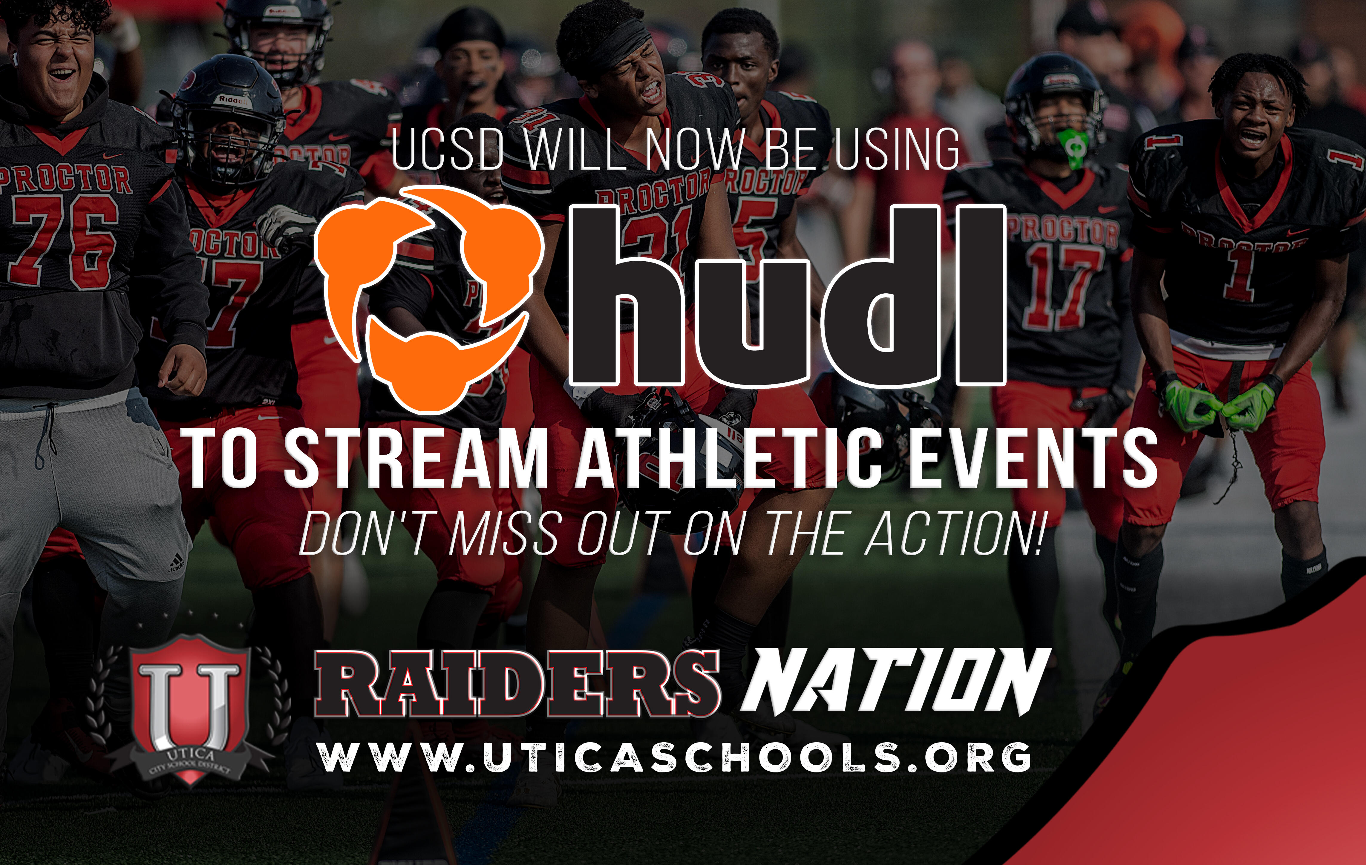 UCSD will now be using HUDL TV to stream athletic events. Don't miss out on the action!