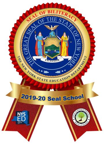NYS Seal of Biliteracy Badge 2019-2020
