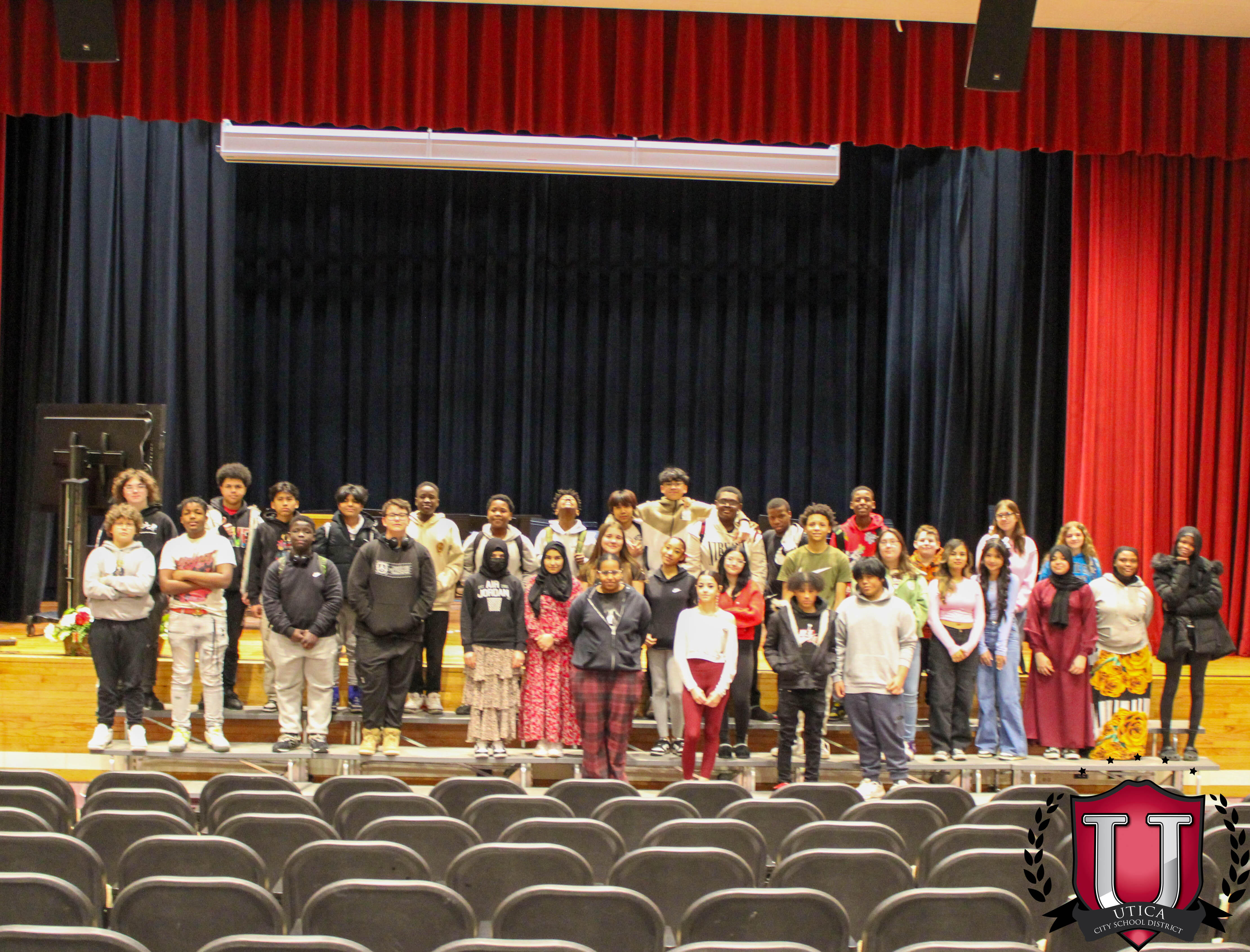 JFK 8th Grade "Honor Roll" recipients for the 2nd quarter.  These students earned an overall grade point average of 84.5-89.9 for the quarter!