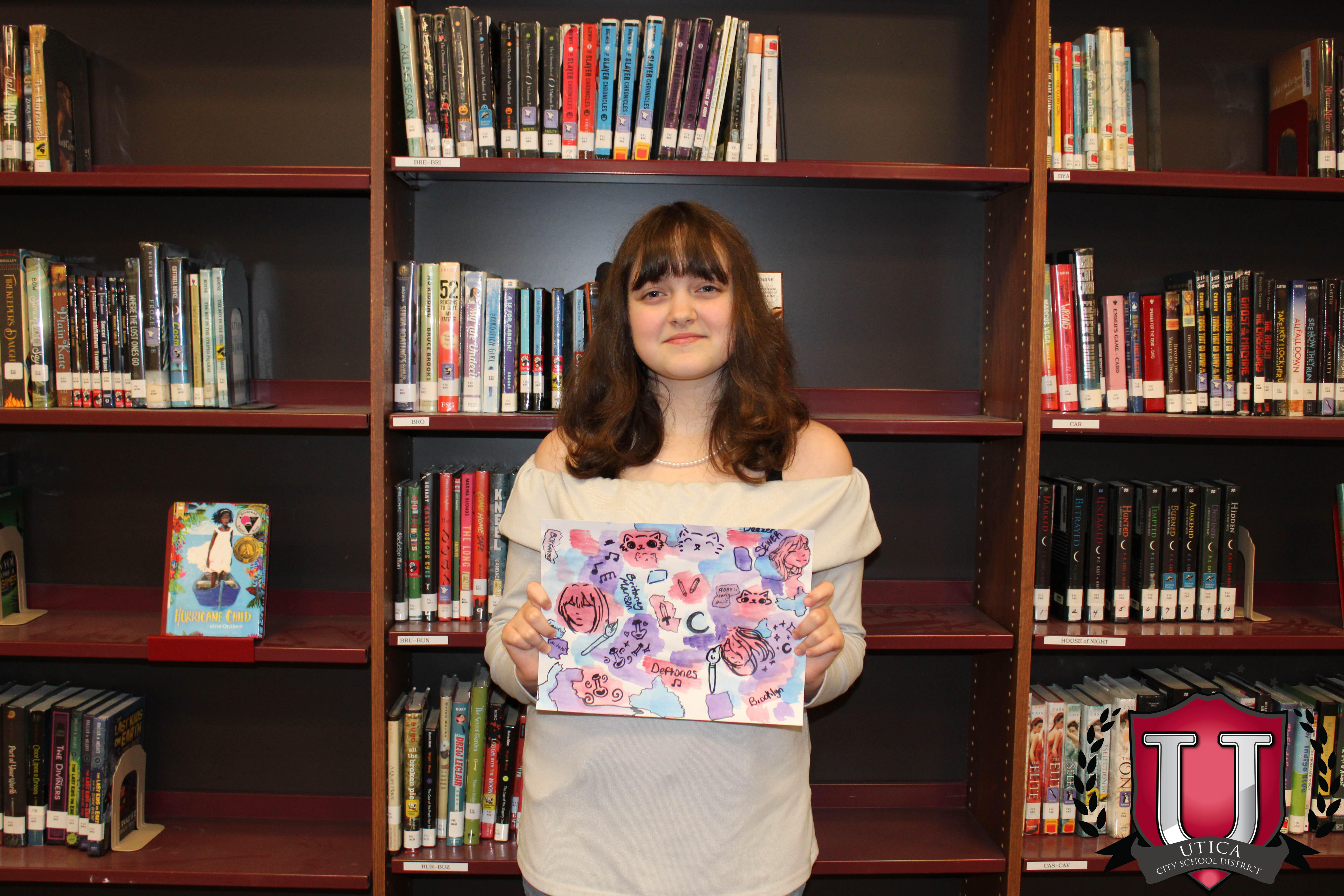 Congratulations to grade 8 student Brooklyn Szymanski who was chosen for the upcoming Fenimore Art Museum, Young at Art! Imaginations at Play exhibition! 